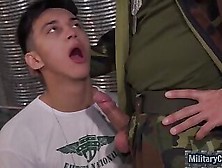 Militarycocks- Latino Teen Skull Fucked By Military Cock