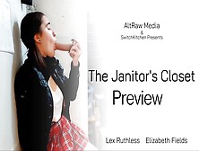 School Lady Caught In Janitor's Closet (Preview) Switch Kitchen