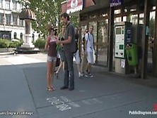 Natural Busty Romanian Anal Public Sex