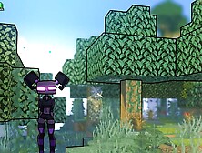 Minecraft Horny Craft - Part 39 Anal With Creeper Plus Pink Panties By Loveskysan69