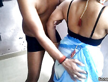 Indian bhabhi Sona bhabi gets down in a hot saree for some steamy fun