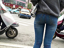 Candid Taut Denim Backside