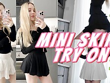 Mini Skirt Try On - Trying All My Mini Skirts! Try On Haul