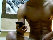 Passionate Abs-Tastic Japan Boys Masturbating Solo Action