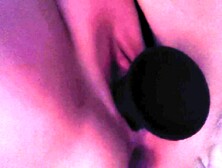 Wench births biggest inflatable sextoy for dom