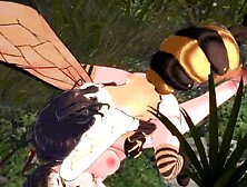 Halloween One Of A Kind - Creature Feature - Queen Bee gets creampied