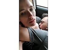 Marvelous Nursing Session in the Car