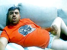 European Chubby Man Enjoys Hot Gay Masturbation Session