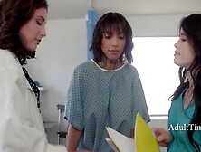 Rectal Exam Ravaging - Casey Calvert,  Yhivi,  Ravyn Alexa