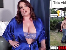 Bulky wife bangs large weenie dude ifo cuckold spouse