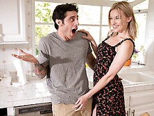 Blonde Widow Wants Her Stepson's Cock,  Scene #01