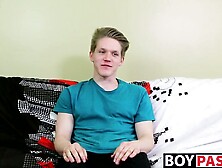 Blond Twink With Fat Ass Interviewed And Dicked Down Raw