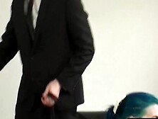 Naughty babe Alexxa Vice takes on two raging boners at once