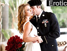 Cutie Anya Olsen Passionatly Makes Love To Soldier - EroticaX