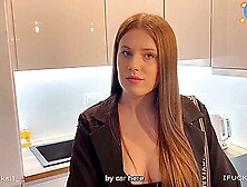 Young Slutty Realtor Accepts Payment With Dicks,  Blowjobs And Sex