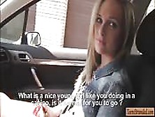 Blondie Teen Babe Gets Fucked In Public