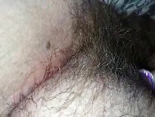 Close Up Of Margaret's Hairy Pussy