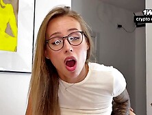 Mad Golden-haired Bangs Her Ally'S Spouse