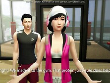 Banging My Girlfriend At The Gym During the time that Everybody Watches - sims 4 - CG Anime