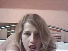 Dirty blonde seduces her