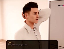 No More Money adult sex game - kissing scenes with Lisa - adult Visual Novel