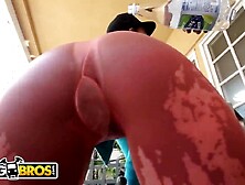 BANGBROS - Youthful Ebony Honey Harley Dean Riding A Large Ebony Wang