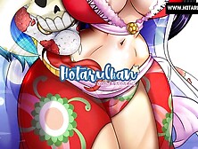 Busty Futanari Boa Hancock Flaunts Her Massive Ass In Steamy Anime Hentai By Hotaruchanart