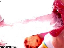 Magic Makes Two Hot Blondes' Dreams of Each Other come true in this Lesbian Threesome