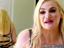 Blondie's Perfect Body Gets Muscle Godly Treatment