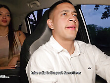 Cuck-old Wifey Mounts Her Hubby's Driver - Salome Gil & Max Betancur