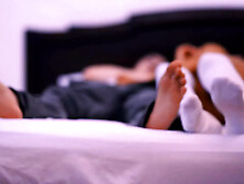 The young neighbor seduces the older neighbor in her room while their spouses are at work.