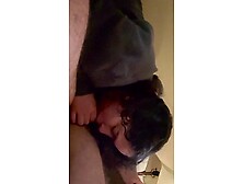 Sister sucking my hard cock