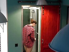 My stunning girlfriend showering and doing her makeup nude