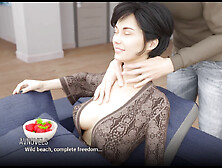 3d visual novel mom,  3d big boobs teacher