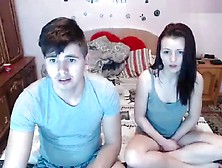 Cuple69: Brunette Sucks Dick