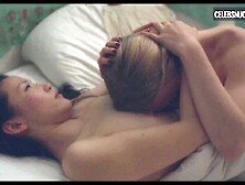 Uisenma Borchu,  Catrina Stemmer Nude,  Lesbian Scene In Don't Look At Me That Way (2016)