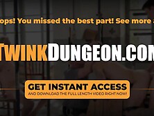 Ball Buster Babes - FemDom Handjob with Ball-Squeezing Orgasm For Casper Elliss