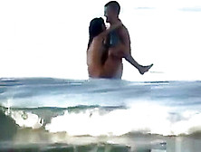 Crazy Couple Fucks In The Sea