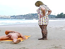 Curvy Teen Seduces Stranger To Fuck Her At Nude Beach