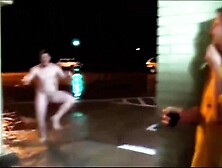 Jimmy Doing Naked Cartwheels In The Rain