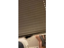 Blonde College Girl Voyeur Changing