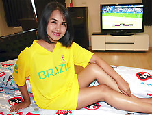 World Cup Jersey Thai Teen 18+ Amateur Homemade Blowjob And Cowgirl Fucking