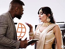 Big cock trailer with sultry Rebecca Volpetti and Aaliyah Yasin from Let'sDoeIt