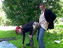 This Grunge Chic Is Outdoors Having A Picnic With Her Man