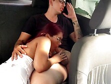 My boyfriend screws me in public on the way home