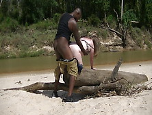 White Wife Goes to Africa For Some Real Hard Pine Wood