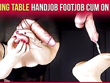 Milking Table Footjob – Ruined Orgasm & Cum On Feet | Era