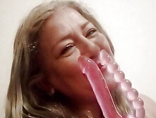 You want to see how a Mature Blonde uses her sex toy on her pussy