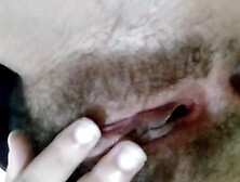 Moroccan Indian Female With A Hairy Pussy Masturbating In The Bethrom