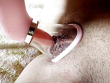 Vacuum pumping,  it's so close!u can smell her!